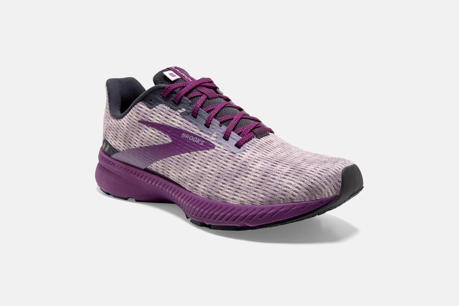 Brooks Launch 8 Road Running Shoes Womens - Purple - GTEMD-5637